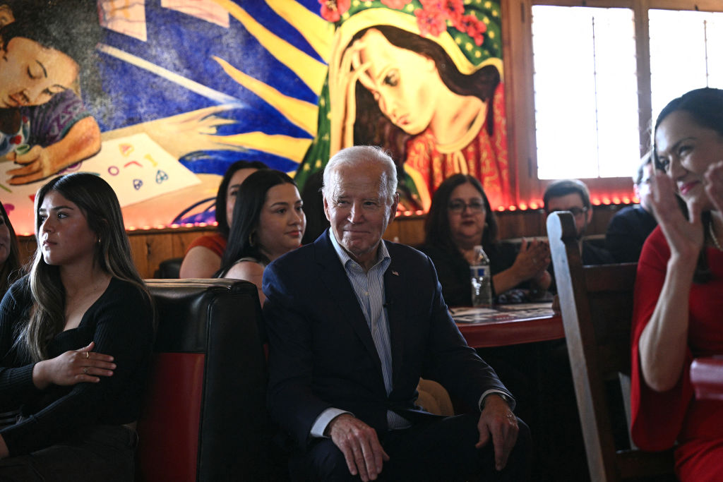 Biden en Phoenix en un evento de campaña en marzo